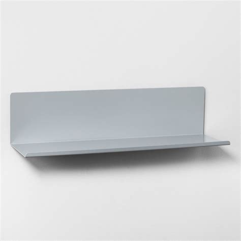 wall mount bent metal shelves